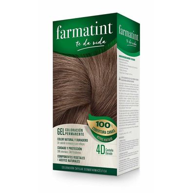 Farmatint GEL coloración permanente #4d-castaño dorado 5 u