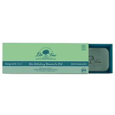 Natural SOLID Shampoo AND GEL Moisturizes AND RENEWS Sensitive Haut CASE 2 pcs