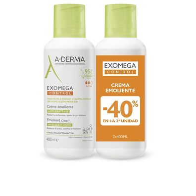 Exomega Control emollient cream pack 2 x 400 ml