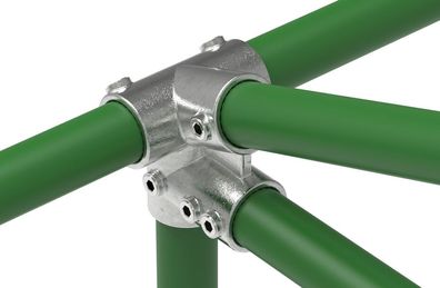 Rohrverbinder | Traufenstück 27,5° | 185D48 | 48,3 mm | 1 1/2" | Feuerverzinkt u