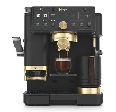 Ninja Luxe Caf Pro David Beckham 3-in-1-Kaffeemaschine Schwarz und Gold - Kaufen