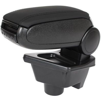 Renault Megane IV 2015 - Armlehnen-Set aus schwarzem Kunstleder + Montagesatz