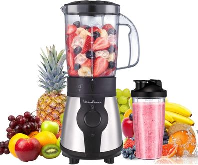 Moulinex Blend&Go LM1B1D 300W Mixer Smoothie Standmixer mit 750 ml #Y105-1198