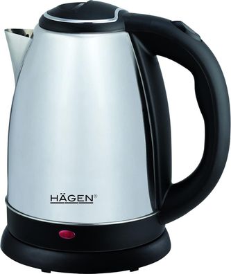 Hägen ?HA5525-SIL Elektrischer Kabelloser Wasserkocher 1.8L Kettle #Y96-324