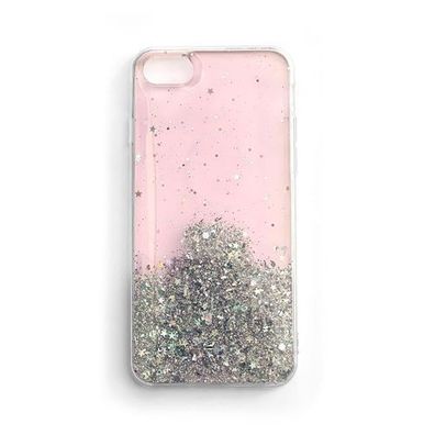 Wozinsky Glitzerndes Schutzcover mit Sternen für Xiaomi Mi 11 in Rosa