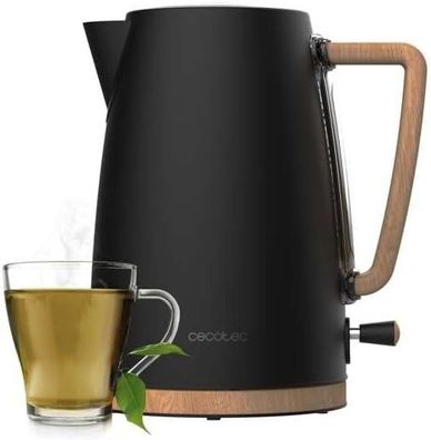 Cecotec 00267 Wasserkocher ThermoSense 200 Woody 1,7 Liter NEU #Y105-9