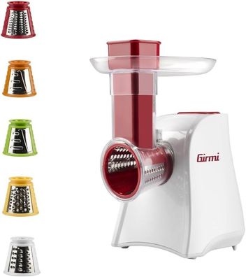 Girmi GT45 Schneidemaschine Reibe 5 Edelstahlwalzen 150 W Käsereibe #Y100-1089
