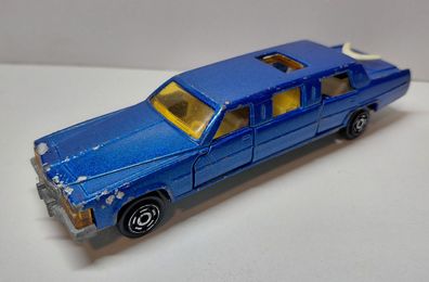 Modellauto Majorette 1:58 No.339 Limousine blau