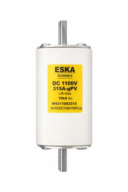 ESKA NH3 gPV DC Sicherung 1100V 315A PV Photovoltaik Schmelzsicherung Y72-666