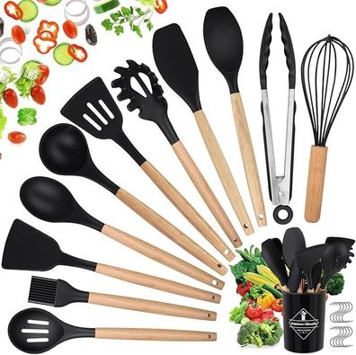 Küchenhelfer Set, hicoosee 22 Teiliges Küchenutensilien Set #Y107-291
