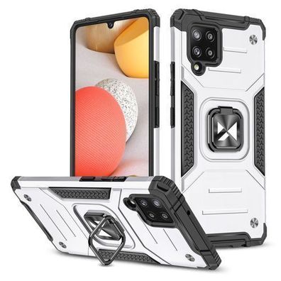 Wozinsky Ring Armor Hybrid Schutzhülle mit Magnetgriff für Samsung Galaxy A42 5G