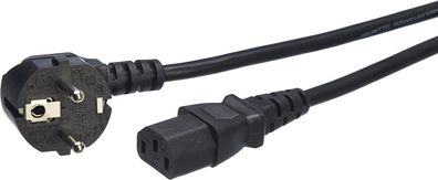 Netzkabel Buchse auf Stecker Kaltgerätekabel Stromkabel für Computer Monitore