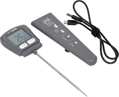 Taylor Pro Instant Read Digitales Fleischthermometer aufladbar wie NEU #Y103-908