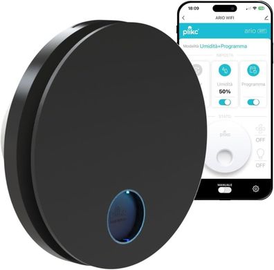 plikc - WIFI Wandventilator mit Axialabsaugung Serie Ario W mit Sensor #Y94-553