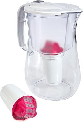 Aquaphor Wasserfilter Provence Weiß Karaffe Wasserkaraffe Glasoptik #Y101-1262