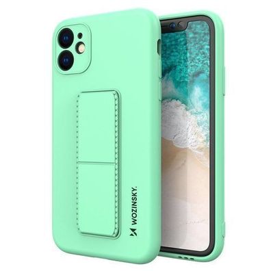 Wozinsky Silikonhülle mit Kickstand für Samsung Galaxy A72 4G - Mintgrün