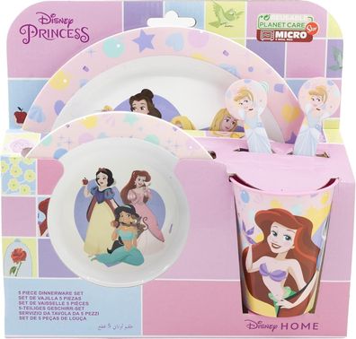 Disney Princess 5 teiliges Set - Micro Set - Kindergeschirr -51280 #Y104-222