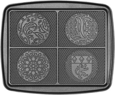 Lagrange 030242 Bricelets Aluminium Platten Set Super 2 Waffeln NEU #Y106-165