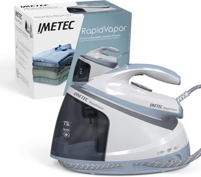 Imetec Rapid Vapor 9033 Dampfbügelstation Keramik Bügeleisen wie NEU #Y106-882