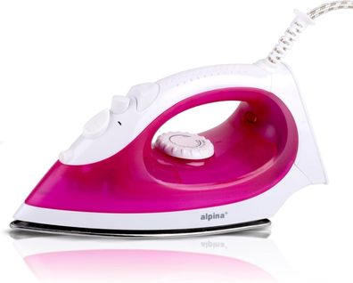 alpina Dampfbügeleisen Dampfglätter 2000 Watt Bügeleisen Edelstahlsohle #103-245