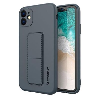 Wozinsky Silikon-Schutzhülle mit Ständer für Samsung Galaxy A22 4G, Blau