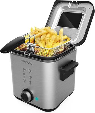 Cecotec 03102 Elektrische Ölfritteuse CleanFry Advance Fritteusen 900W #Y102-843