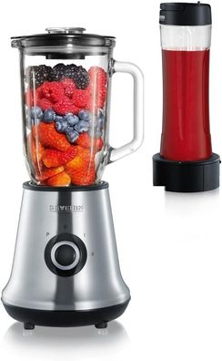 Severin SM 3737 Multimixer 2in1 Standmixer Smoothie Maker Küchenmixer #Y96-1172