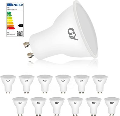 GY GU10 LED-Lampe 6 W 450 lm 2700 K Warmweiß 110° Abstrahlwinkel #Y104-1134