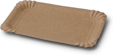 Greenbox 50 Pappteller eckig 10x16cm Nachhaltig Robust & Recyclebar NEU #Y68-646