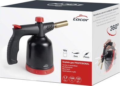 Lacor 68968 Küchenbrenner Professionelle Gasfackel Gasbrenner NEU #Y105-105