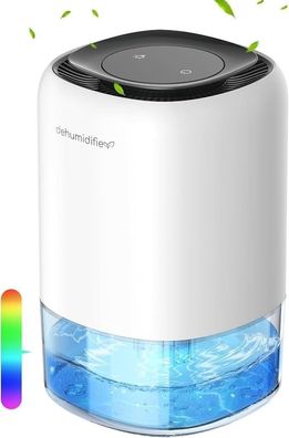 Dehumidifiers Elektrischer Luftentfeuchter mit 7-farbigem LED Licht #Y94-440