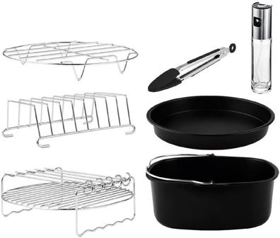 Cecotec 8 x Zubehör Set 5 - 6,5L Heißluftfritteuse Cecofry Accessories #Y99-1128