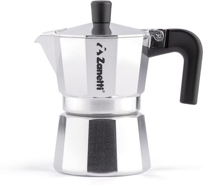 Zanetti Mama Espressokocher aus Aluminium Kaffeemaschine Mokka Kanne #Y105-1025
