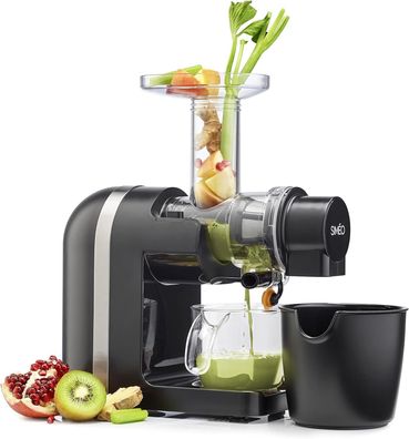 Siméo JEH720 Nutrijus Entsafter horizontal 200Watt Saftpresse Edelstahl #Y97-795