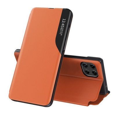 Eco-Leder Sichtfensterhülle ausklappbare Ständerfunktion für Samsung Galaxy A22