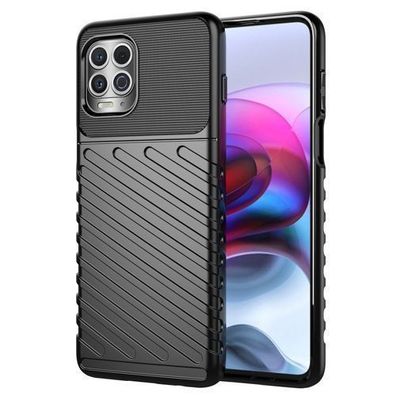 Robustes, Flexibles Schutzcover für Motorola Moto G100/Edge S - Schwarz