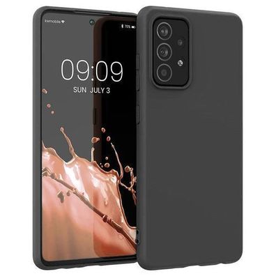 Schwarze Silikonhülle für Samsung Galaxy A22 4G - Flexibler und langlebiger Schu