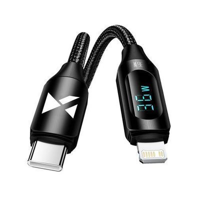 Wozinsky WUCLC1 Lightning auf USB-C Kabel 36W 480Mb/s 1m schwarz - Telefonzubehö