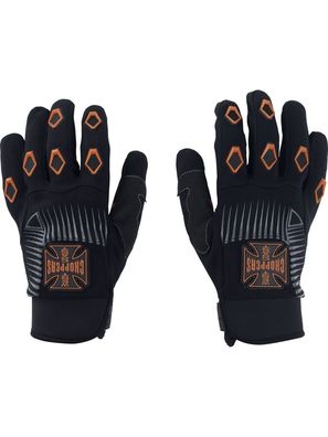WCC West Coast Choppers Handschuhe Por Vida Black/Orange