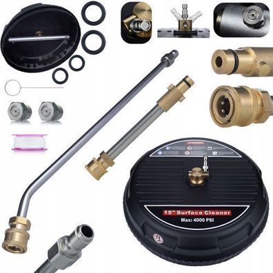 Rosfix Set Reinigungsbürste 15" + Lanze 70 cm | 1/4" QRC Bayonet Adapter