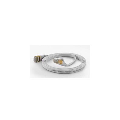 Wantec Patchkabel FTP, CAT6, q=1,6x6,5mm, 0,50m weiß