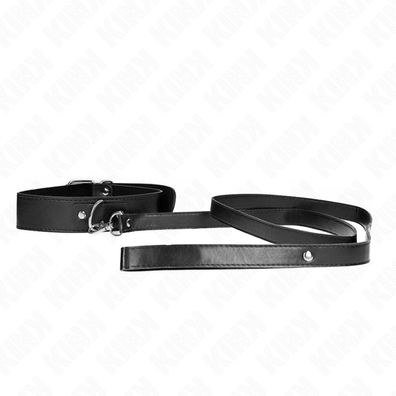 Kink - Halskette mit Gürtel 116 Cm Black Strap Einstellbar 32-50 Cm X 8 Cm