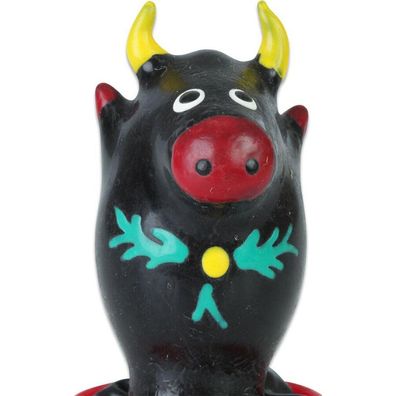 Condomerie Condomerie - Handbemalte Neuheitskondome Bull Schwarz Modell 1
