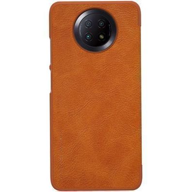 Nillkin Qin Leder Flip Cover für Xiaomi Redmi Note 9T 5G Braun