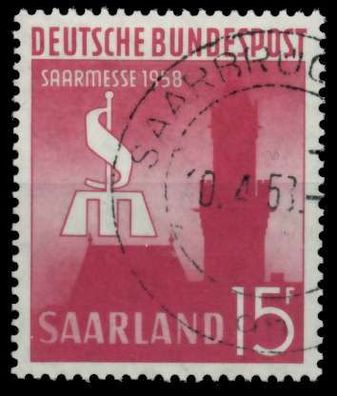 SAAR OPD 1958 Nr 435 gestempelt X96947E