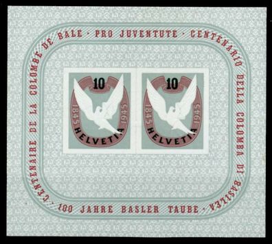 Schweiz BLOCK Kleinbogen 1945-1949 Block 12 postfrisch X73C89A