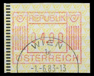 Österreich Automatenmarken Nr ATM 1-4S gestempelt X7E64EE