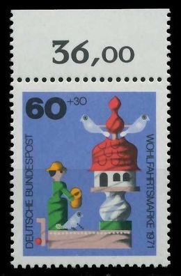 BRD 1971 Nr 708 postfrisch ORA X7F9DE2