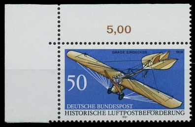 BRD 1991 Nr 1523 postfrisch ECKE-OLI S7635CE
