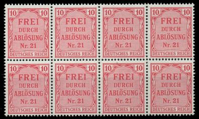 D-REICH DIENST Nr 4 postfrisch SO URA X86F366